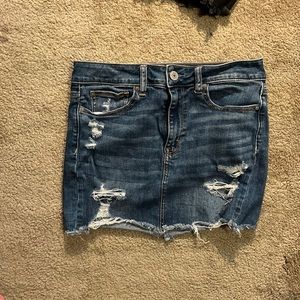 American Eagle Jean Mini Skirt Size 8